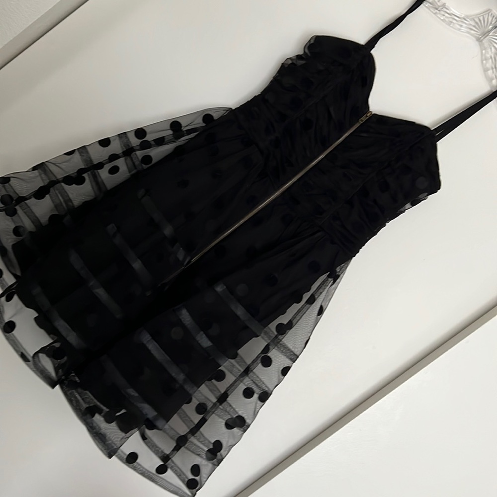 Betsy Johnson polka dot dress.